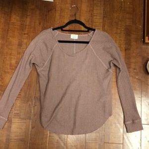 PST by Project Social T Waffle Thermal Shirt